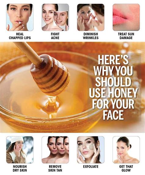 What happens when we apply honey and coffee on face?